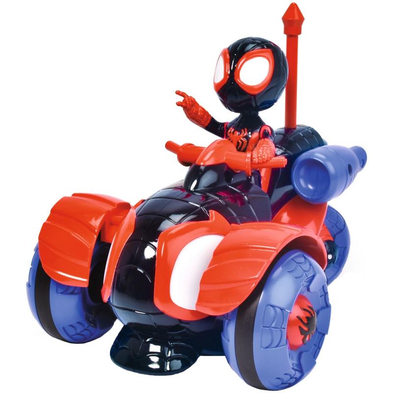 Masina Jada Toys RC Miles Morales Techno-Racer 1:24 17 cm cu telecomanda Masinute