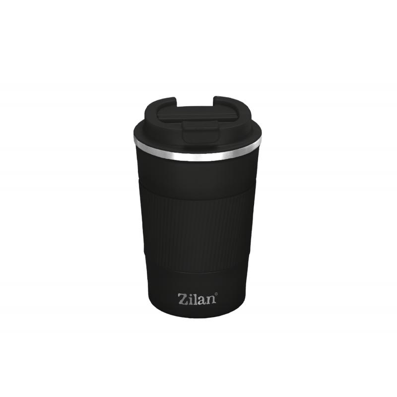 Cana de cafea Zilan ZLN9922 termos, capacitate 510ml, interior din inox, pereti dublii, negru