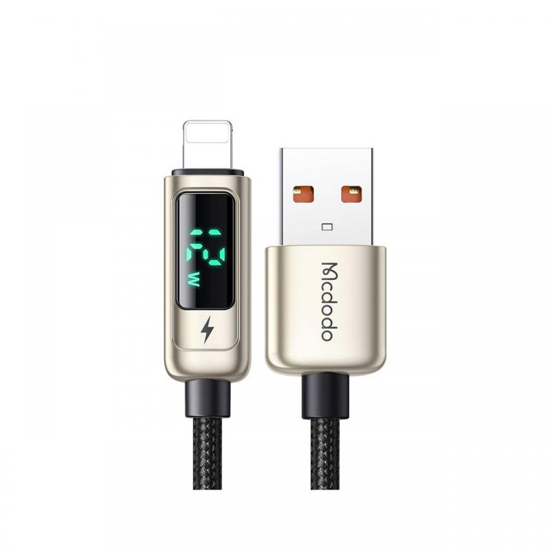 Cablu USB-A la Lightning Mcdodo Digital Pro Silver