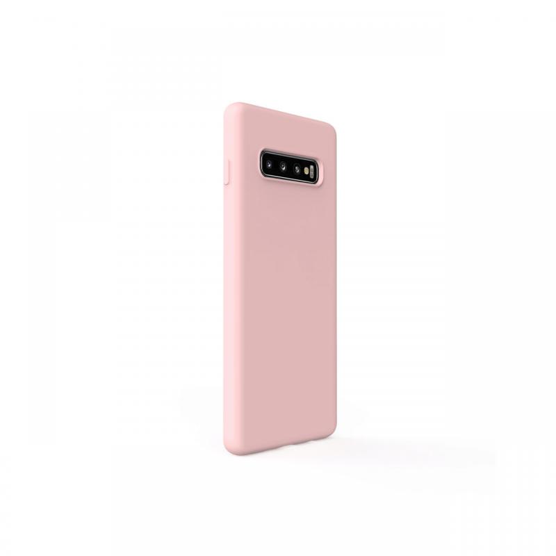 Husa Samsung Galaxy S10 Plus G975 Lemontti Silicon Soft Slim Pink Sand