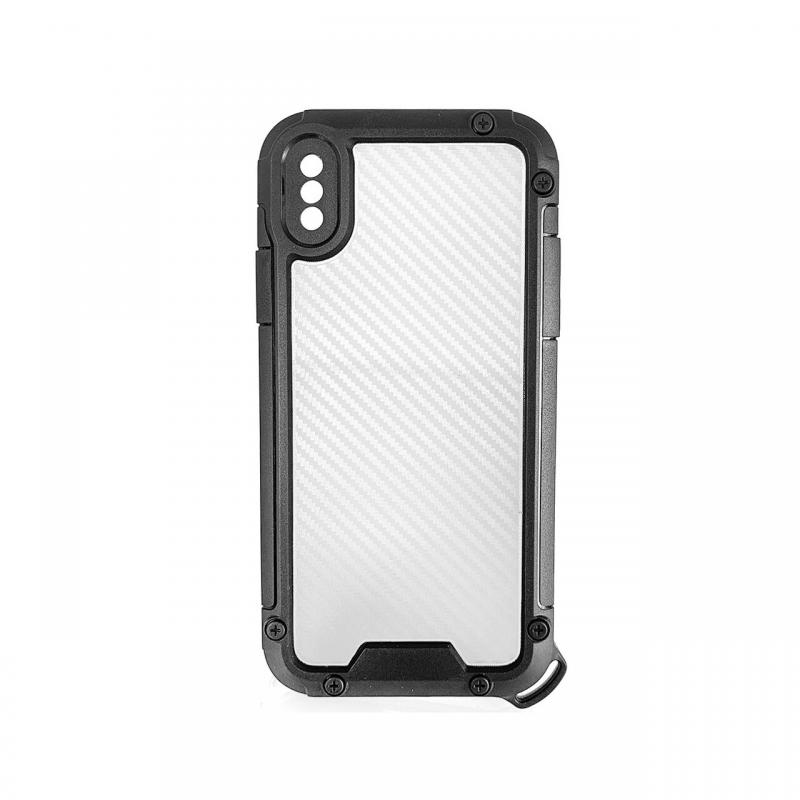 Husa iPhone X / XS Lemontti Tel Protect Shield Black