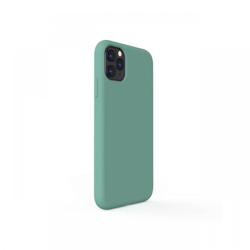 Husa iPhone 11 Pro Lemontti Liquid Silicon Forest Green