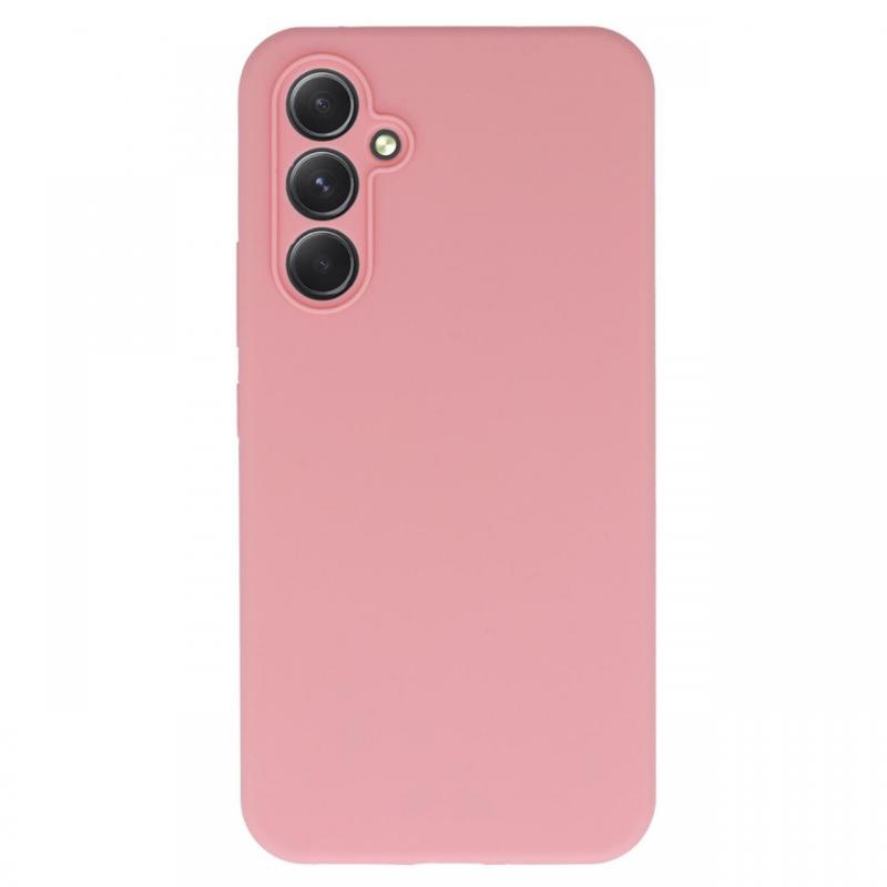 Lemontti Husa Silicon Premium Samsung Galaxy S23 FE Light Pink