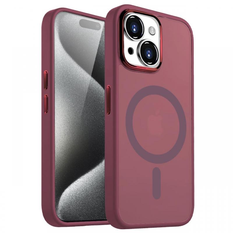 Lemontti Husa Guardian Magsafe iPhone 15 Plus Transparent / Violet