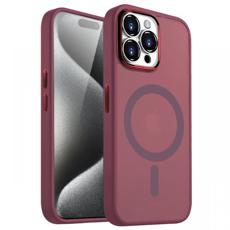 Lemontti Husa Guardian Magsafe iPhone 15 Pro Max Transparent / Violet