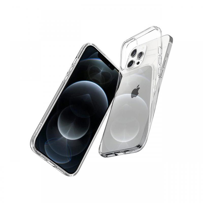 Husa iPhone 12 Pro Max Spigen Liquid Crystal Crystal Clear