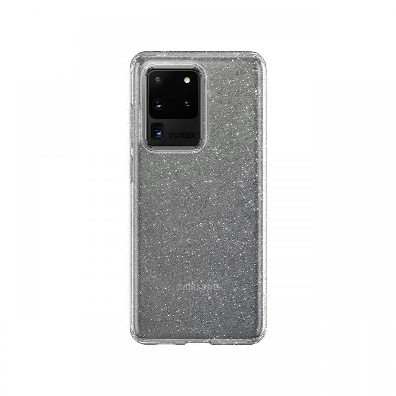 Husa Samsung Galaxy S20 Ultra Spigen Liquid Crystal Glitter Crystal Clear