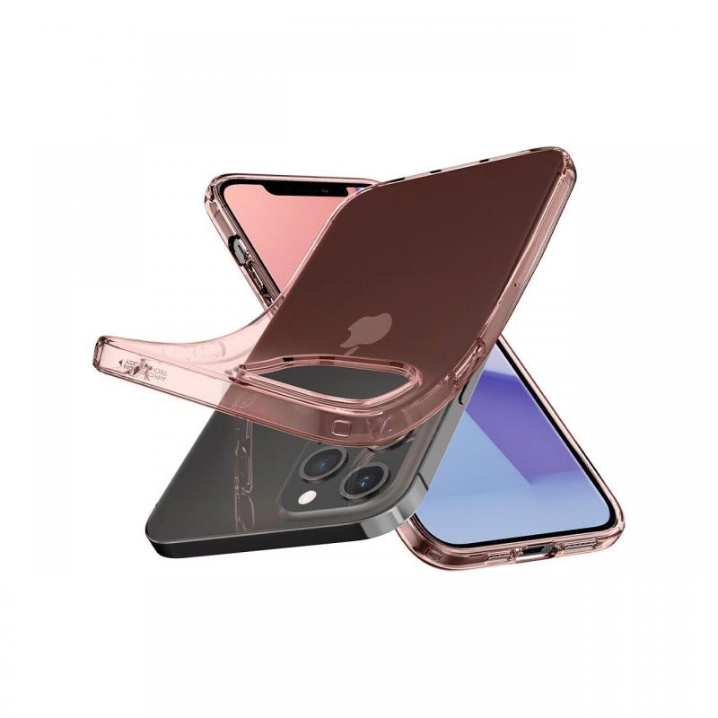 Husa iPhone 12 Pro Max Spigen Crystal Flex Rose Crystal