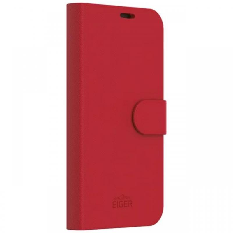 Eiger Husa North Folio Case iPhone 15 Plus Rosu