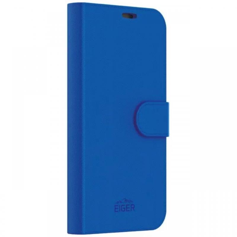 Eiger Husa North Folio Case iPhone 15 Blue