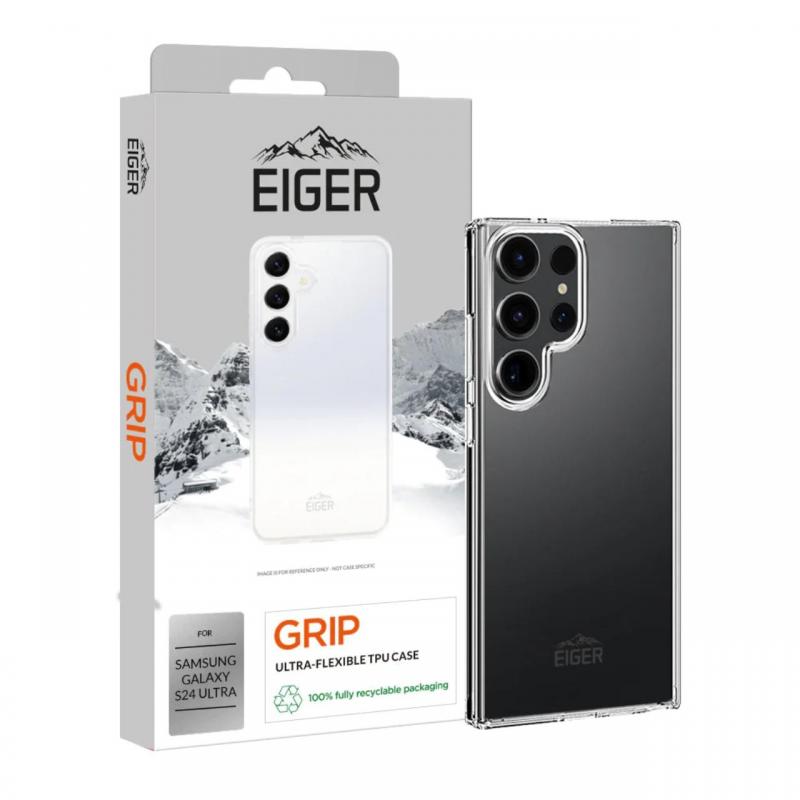 Eiger Husa Grip Case Samsung Galaxy S24 Ultra Clear