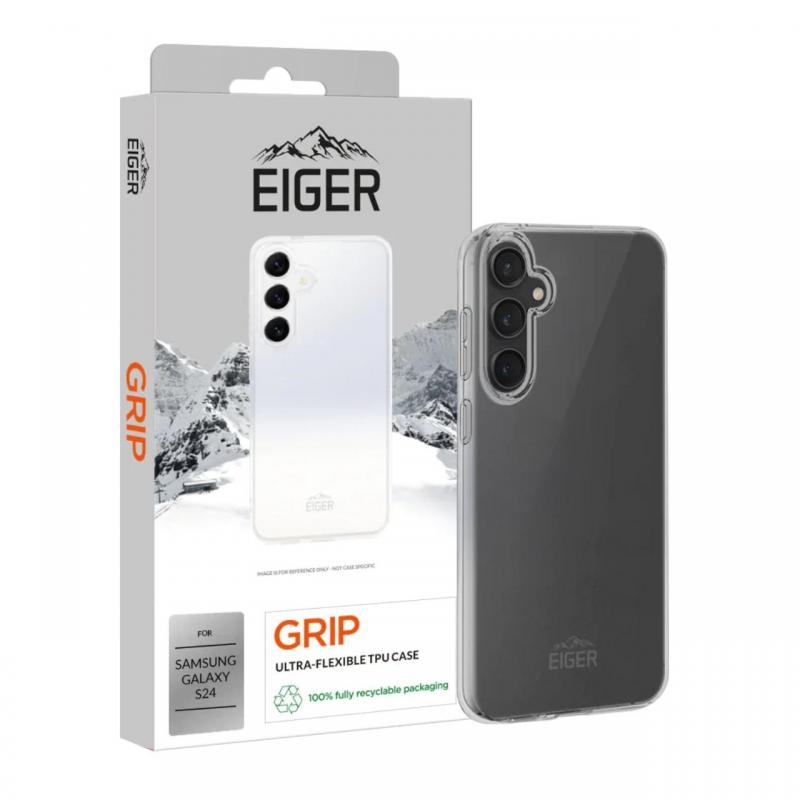 Eiger Husa Grip Case Samsung Galaxy S24 Clear