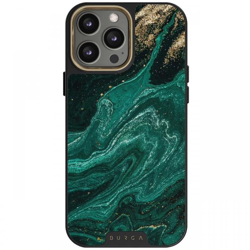 Burga Husa Elite Gold Emerald Pool iPhone 14 Pro Max