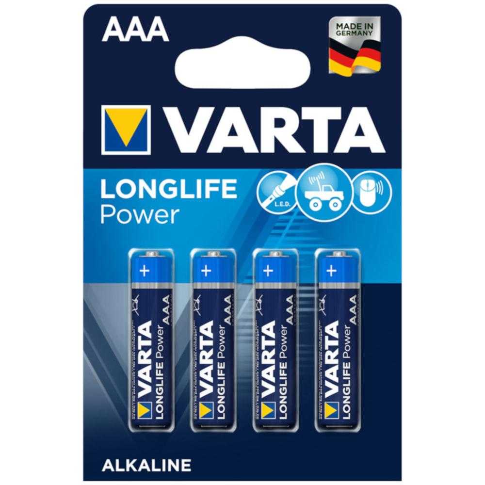 Baterie Varta Longlife Power AAA, 4 buc