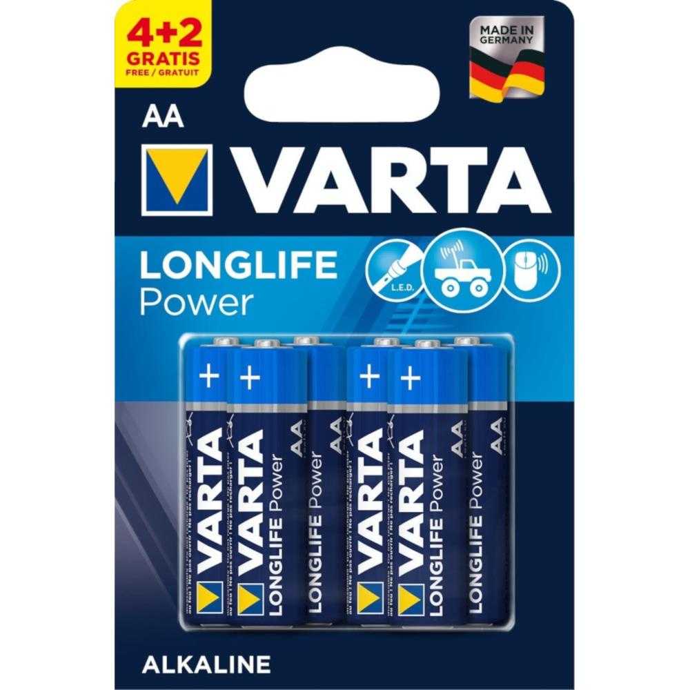 Baterie Varta Longlife Power AA, 4+2 buc