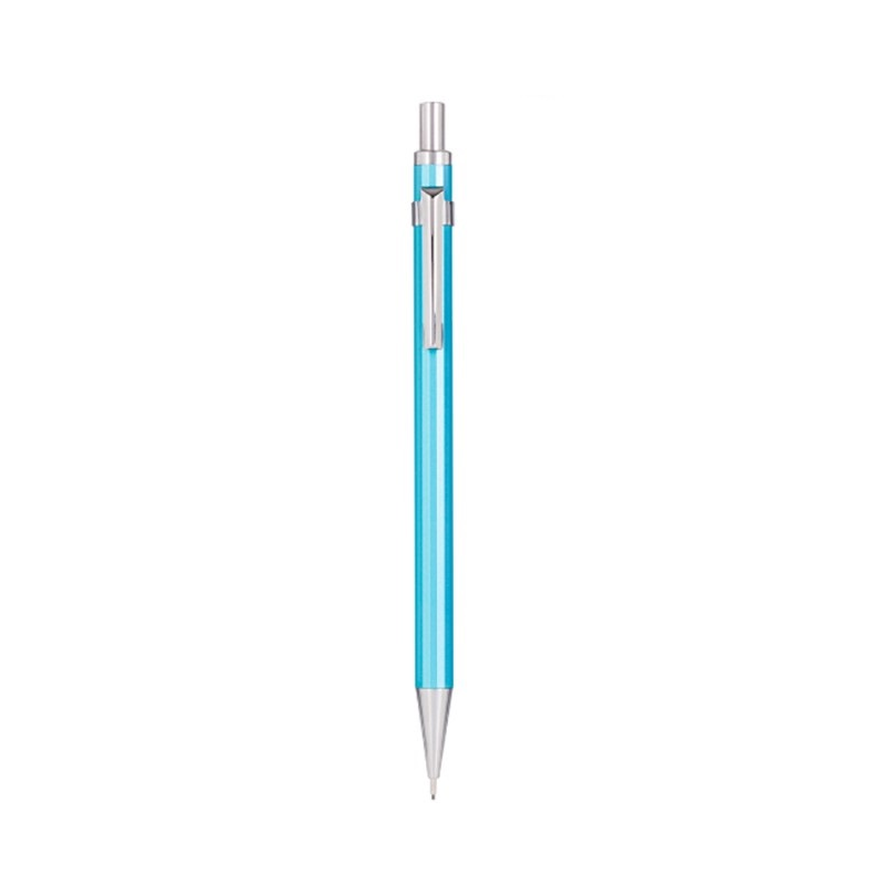  Creion Mecanic Metalic Deli, 0.5mm Mina, Clip Rezistent, Corp Albastru 