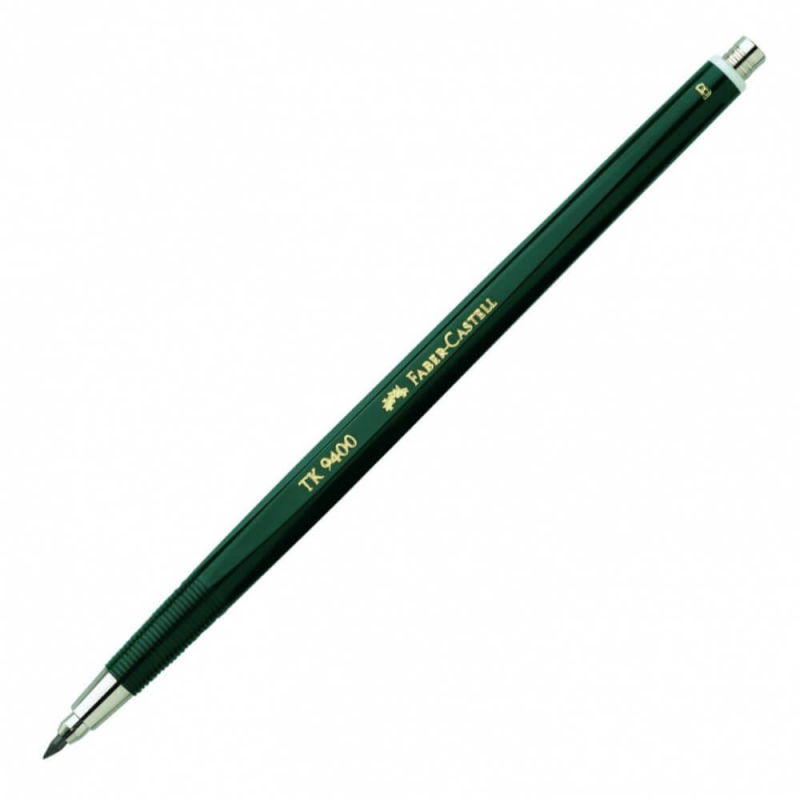 Creion Mecanic Faber – Castell TK 9400, 2 mm Mina, Duritate Mina B