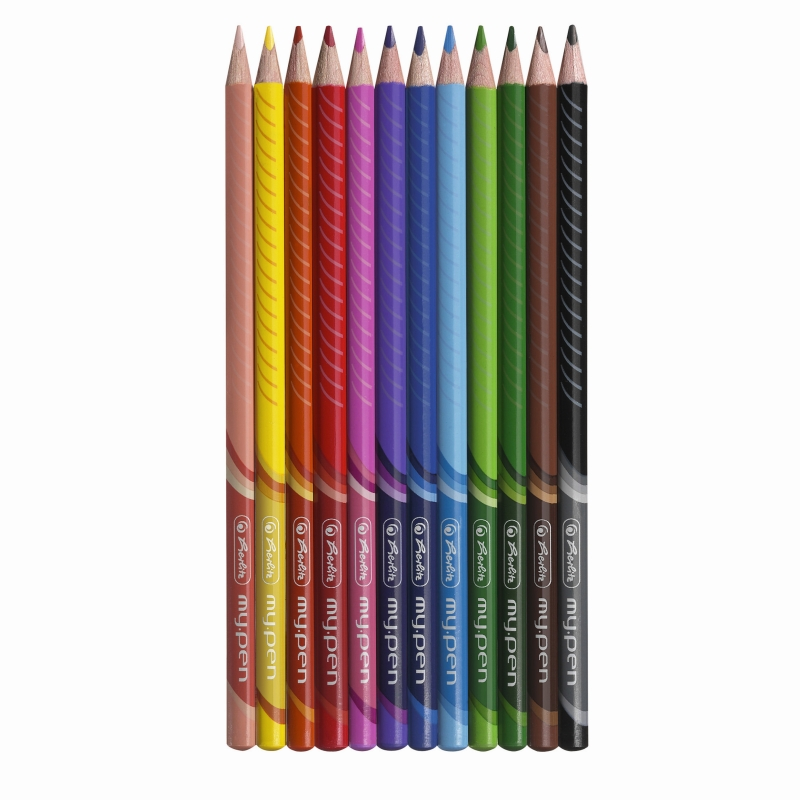 Creion Color My.pen Set 12 Ambalaj Transparent