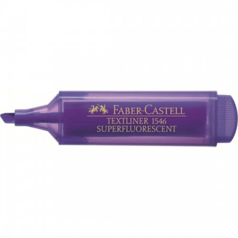 Textmarker Faber – Castell 1546, Violet Super Fluorescent