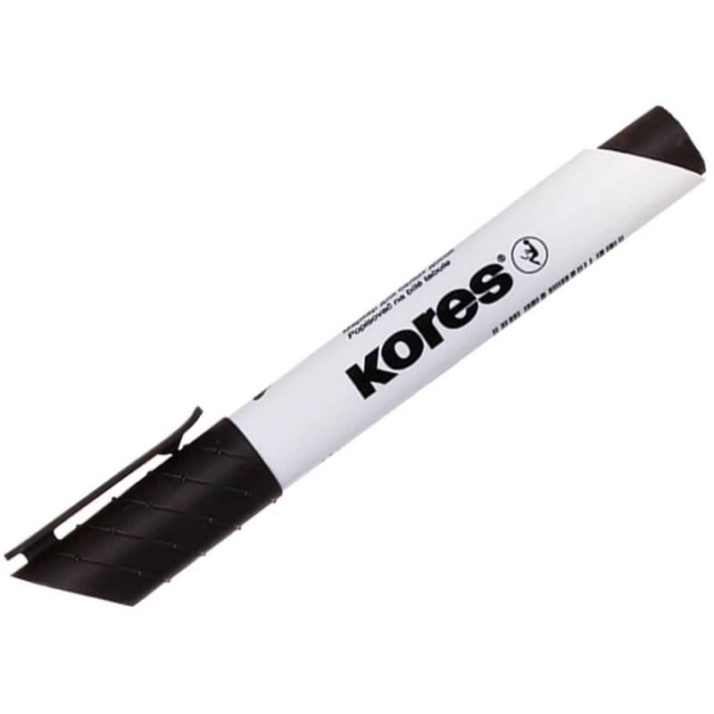 Marker pentru Whiteboard Kores, Varf de 3 mm, Negru