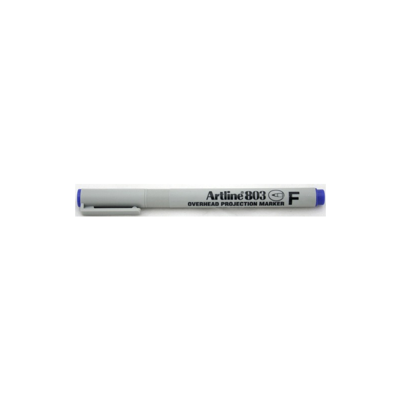 Ohp Non-permanent Marker Artline 803, Varf Fin - 0.5mm - Albastru