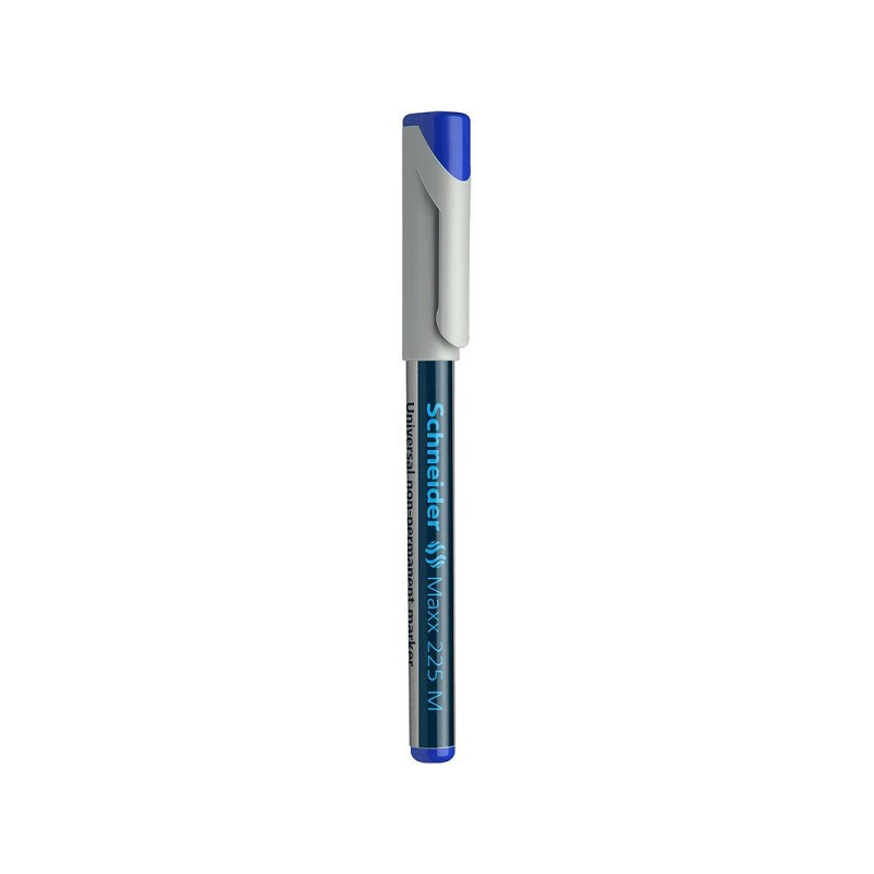 Universal Non-permanent Marker Schneider Maxx 225 M, Varf 1mm - Albastru