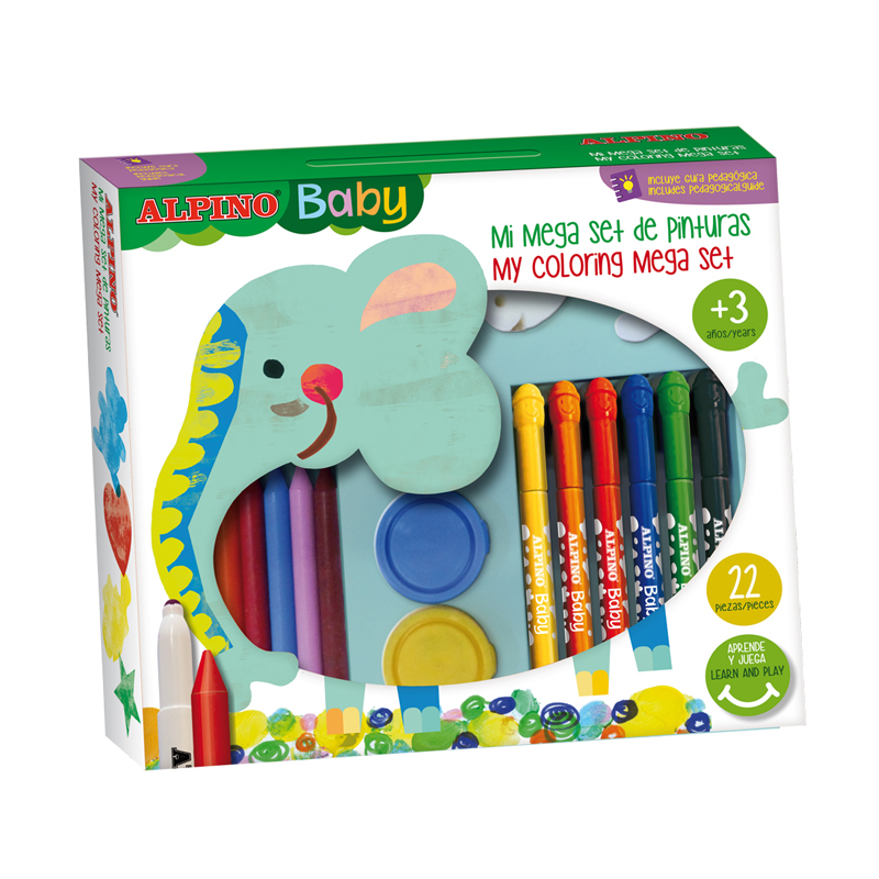 Mega Set Pentru Pictura/colorat, Pentru Copii, Alpino Baby