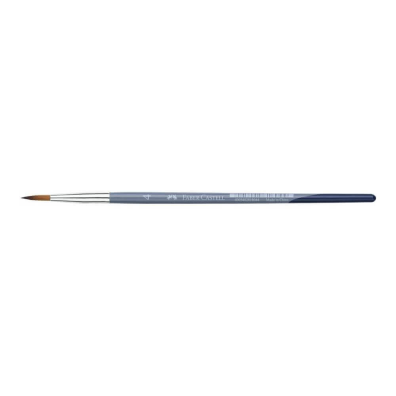  Pensula Par Sintetic Faber-Castell Creative Studio, Numarul 6, Varf Rotund 