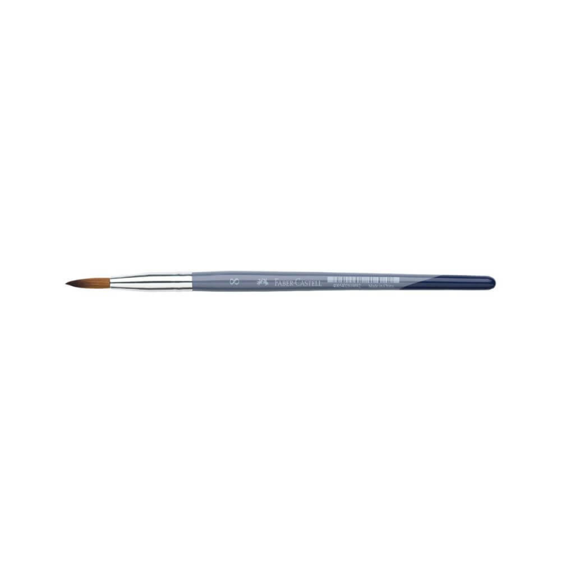  Pensula Par Sintetic Faber-Castell Creative Studio, Numarul 8, Varf Rotund 