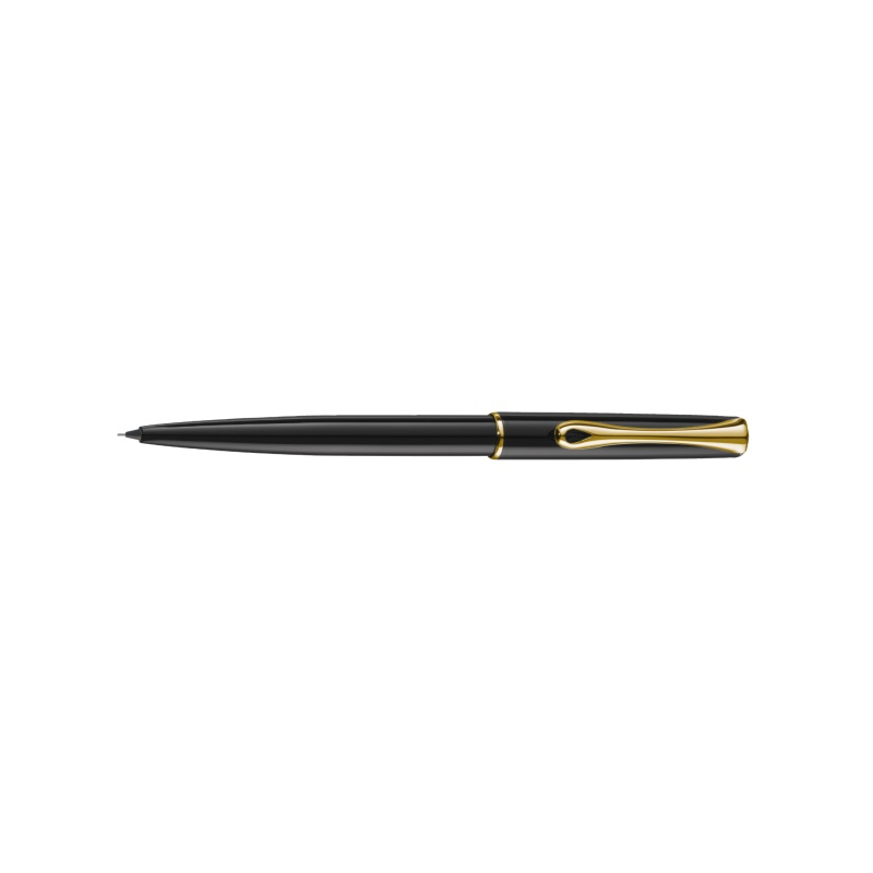 Creion Mecanic 0.5mm Diplomat Traveller - Black Lacquer Gold