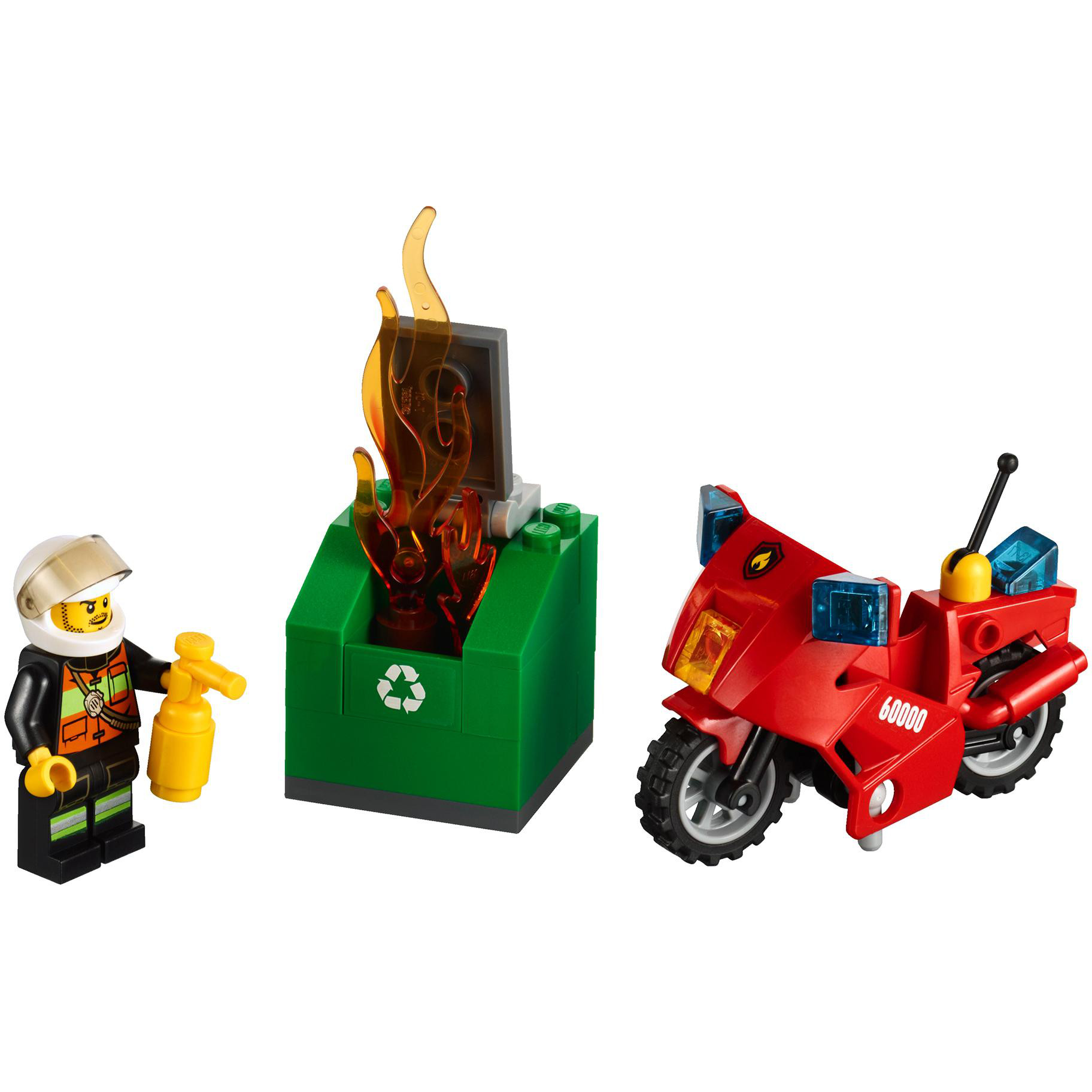  Set de constructie LEGO City Fire Motorcycle 60000 