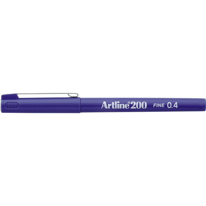 Liner Artline 200, Varf Fetru 0.4mm - Mov