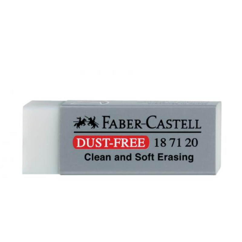 Radiera Faber-Castell Dust Free 20, Alba