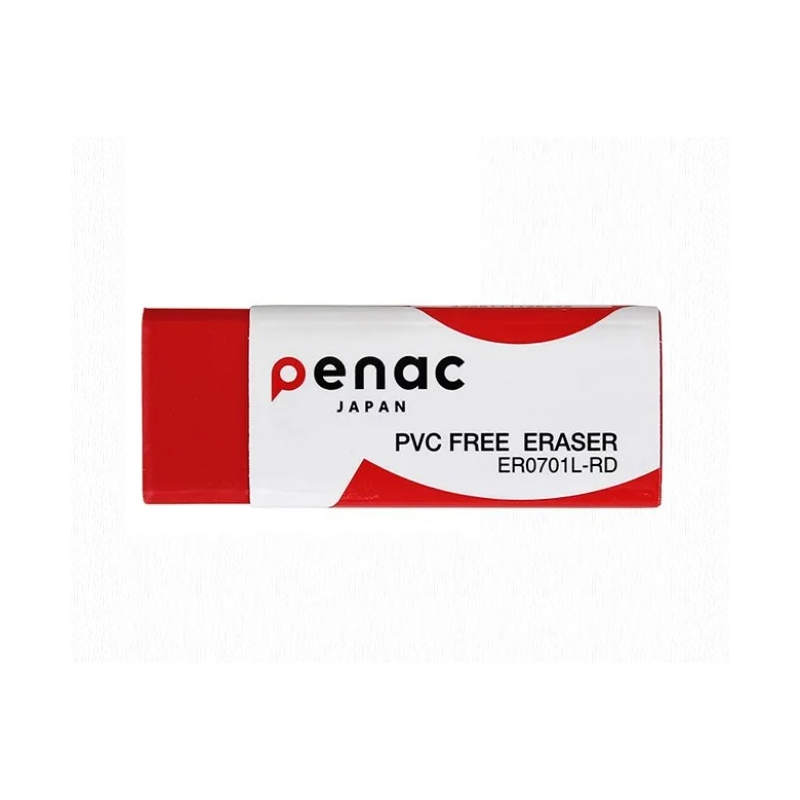Radiera Medie Penac , 100% Cauciuc, 43 X 21 X 13mm - Culoare Rosie