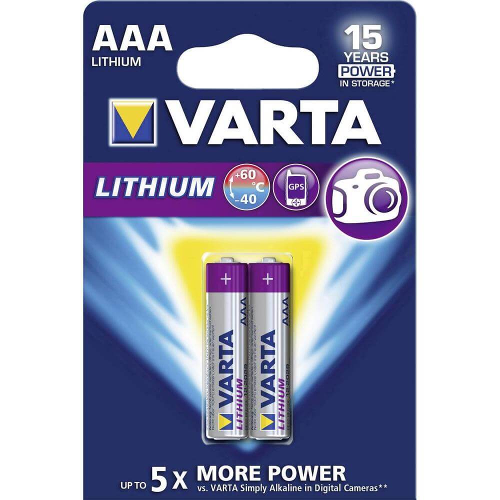  Baterii Varta LR03(AAA),&nbsp;2 buc 