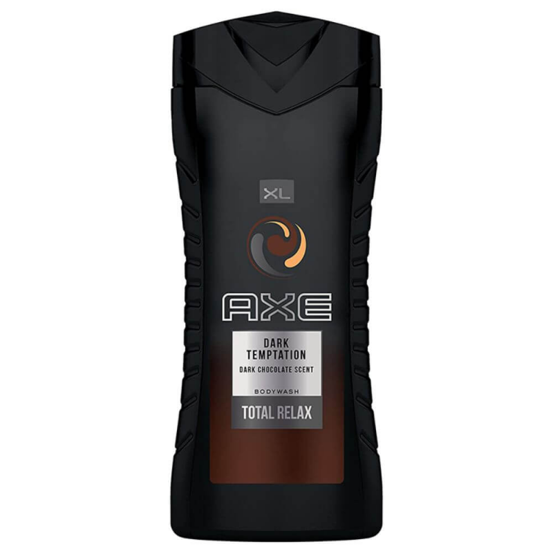  Gel de Dus AXE Dark Temptation, Cantitate 400 ml, Parfum de Ciocolata Neagra 
