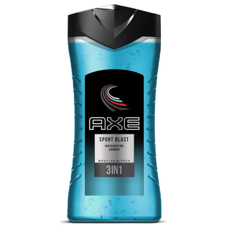  Gel de Dus AXE Sport Blast 3in1, Cantitate 400 ml, Parfum de Citrice 
