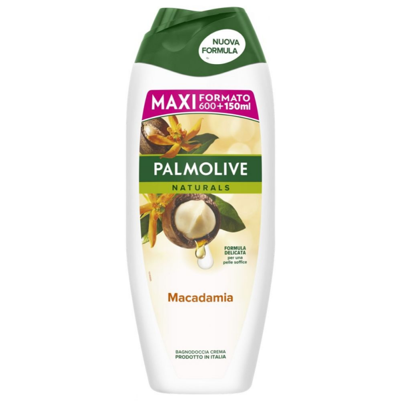  Gel de Dus PALMOLIVE Macadamia,750 ml, Cu Extract de Macadamia 