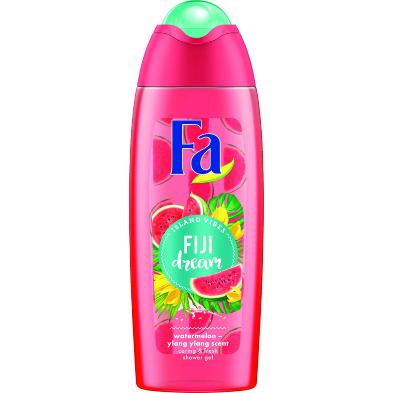  Gel de Dus FA Island Vibes Fiji Dream, Parfum de Pepene Rosu, 250 ml 