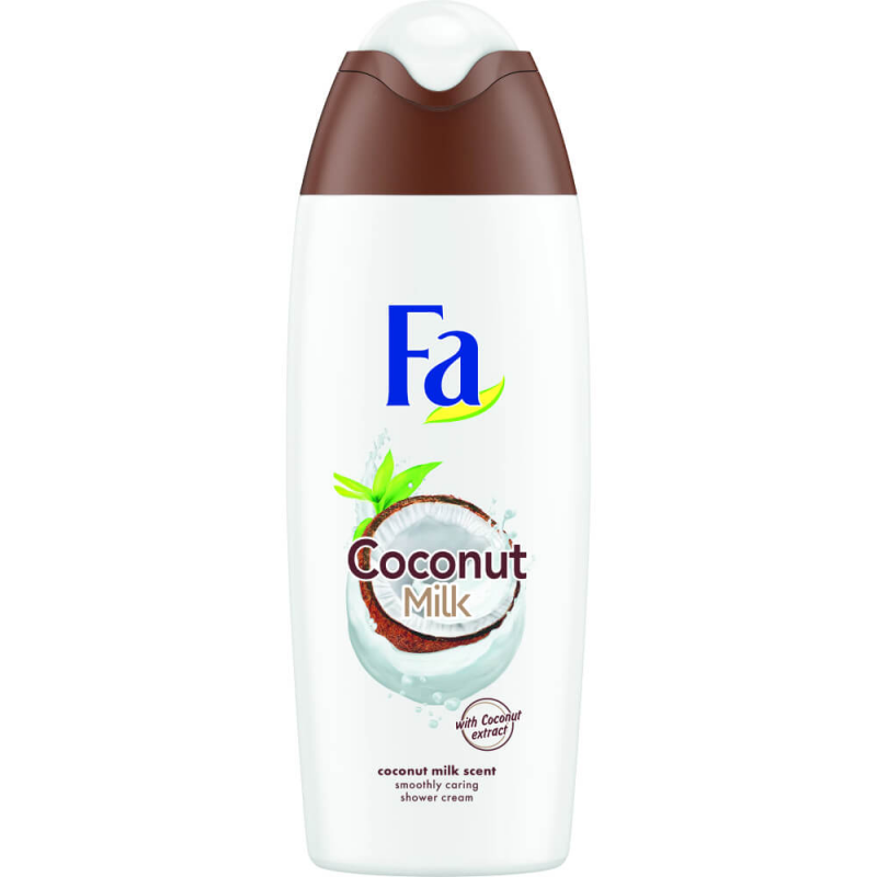 Gel de Dus FA Coconut Milk, 400 ml, Parfum de Cocos, Formula Vegana