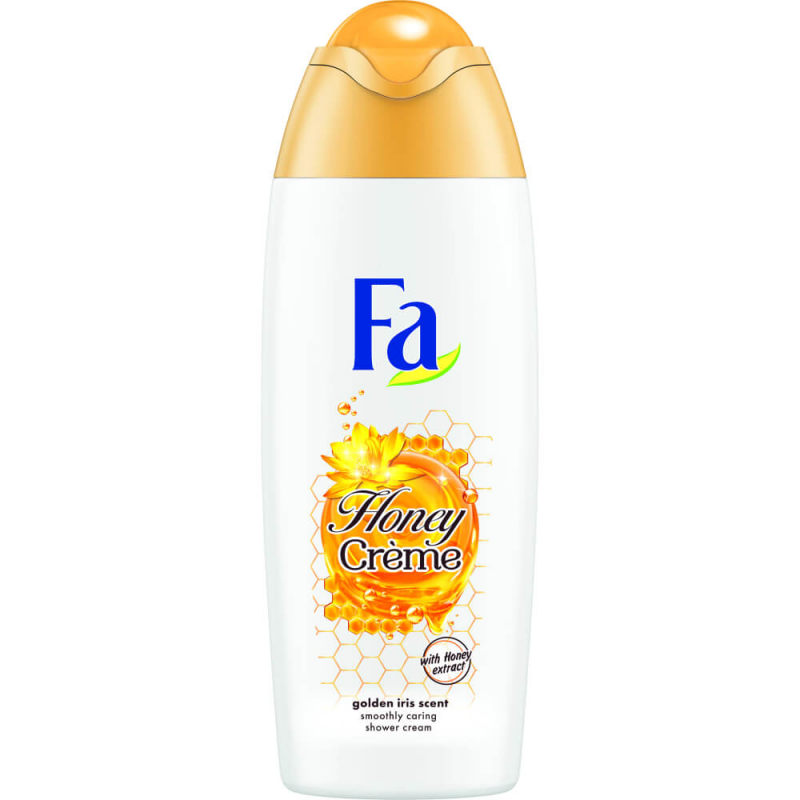  Gel de Dus FA Honey & Creme, Parfum de Iris, Formula Vegana, 400 ml 