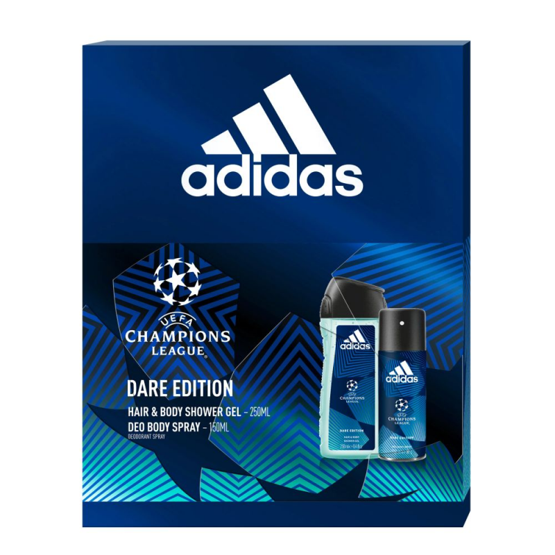  Set 2 Produse Adidas Dare Edition, Deodorant Spray 150 ml, Gel de Dus 250 ml 