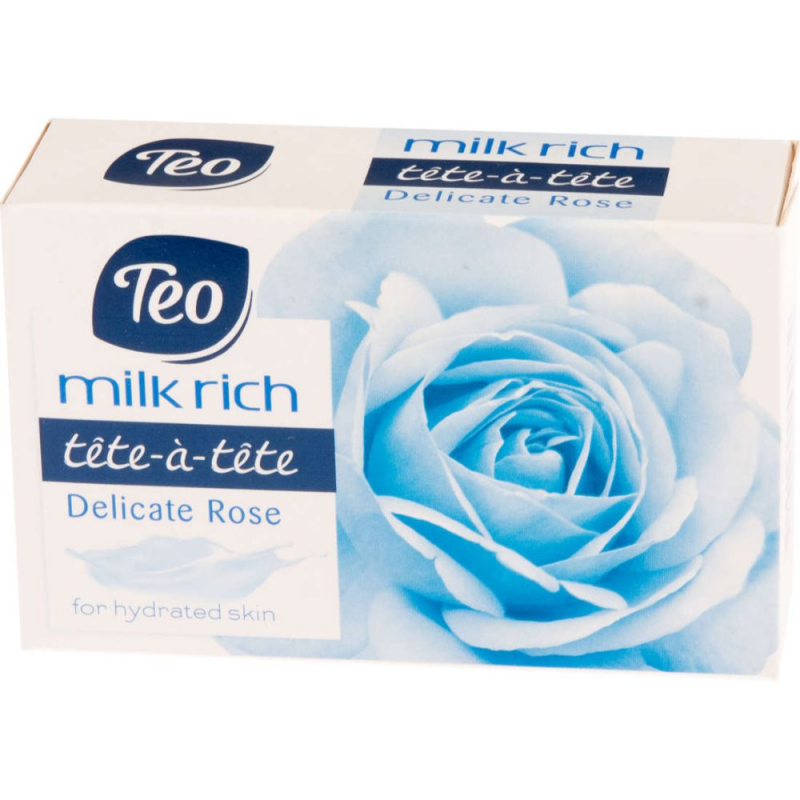  Sapun Solid TEO Milk Rich Delicate Rose, 100 g 