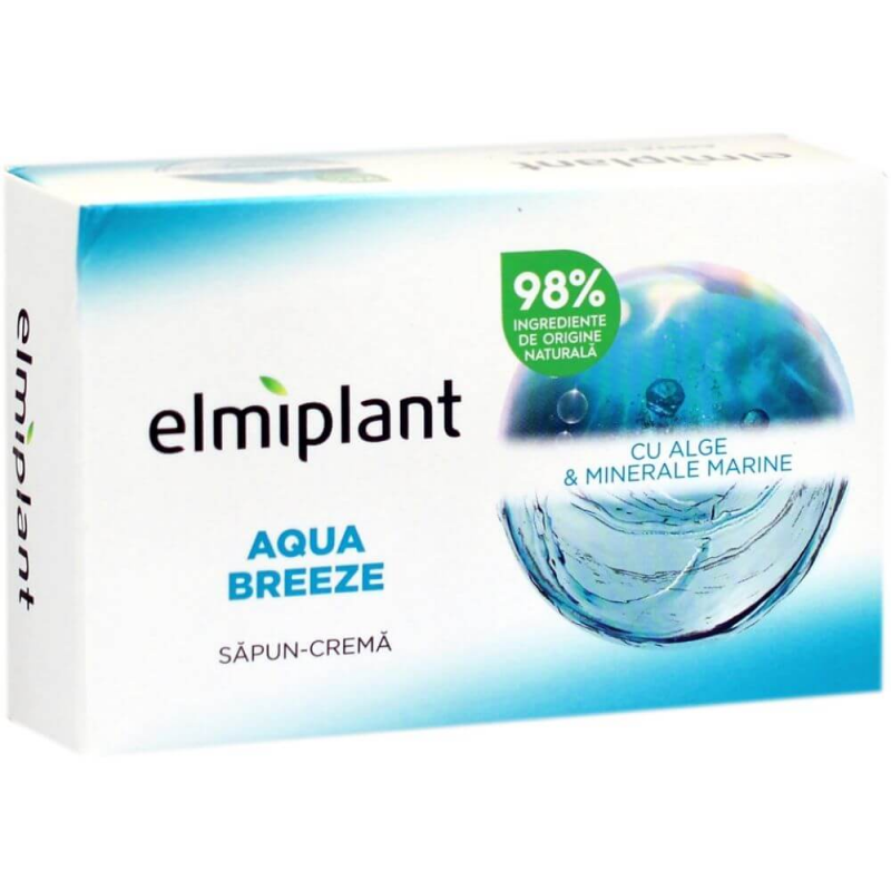  Sapun Solid Elmiplant Aqua Breeze, 100 g, Parfum Marin 