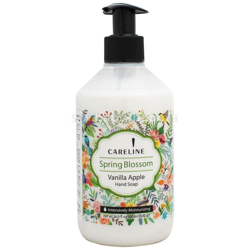 Sapun Lichid Careline Spring Blossom, 500 ml, Parfum de Vanilie si Mar