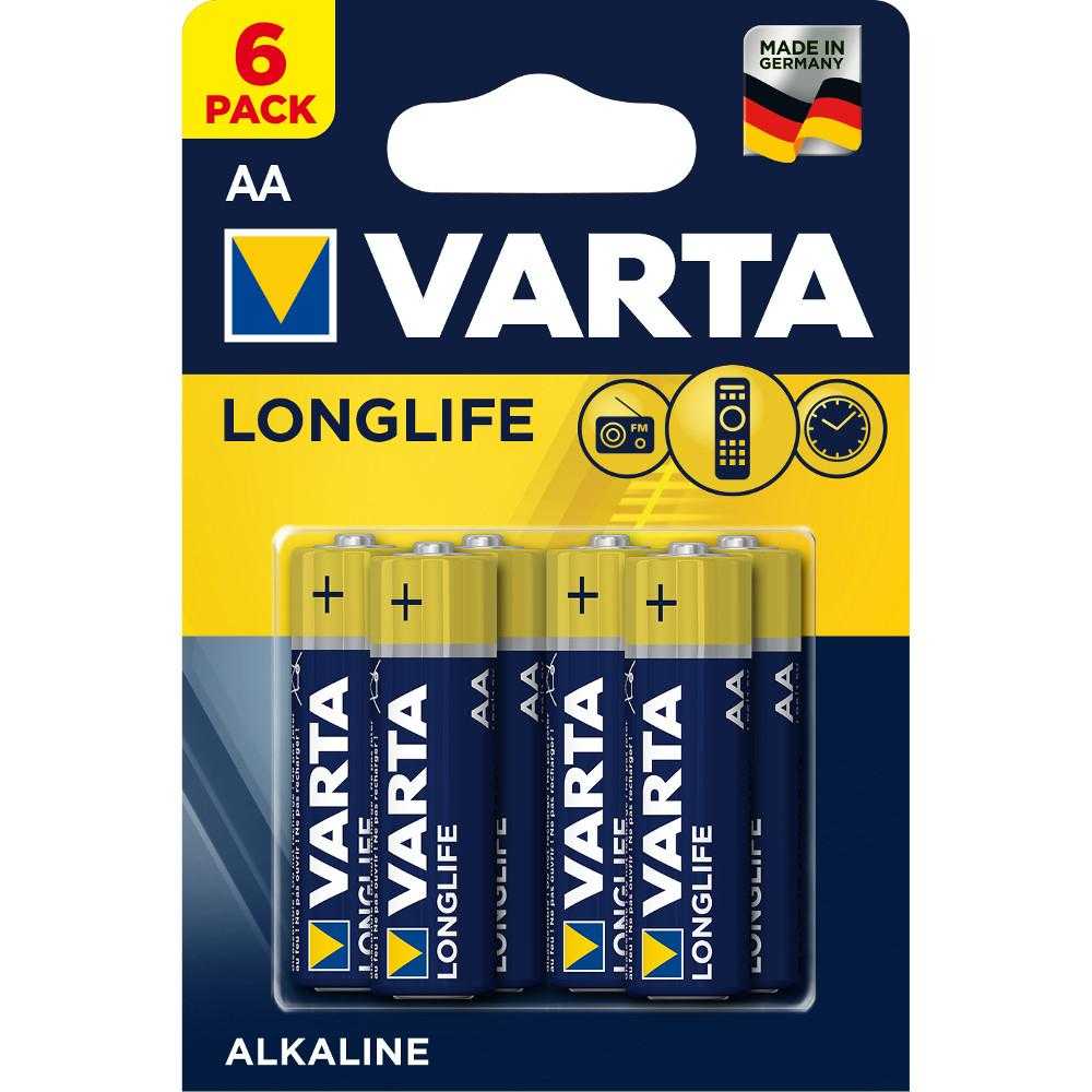  Baterie Varta Longlife AA, 6 buc 