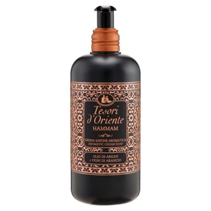  Sapun lichid Tesori d'Oriente Hammam, 300 ml, Cu ulei de argan si flori de portocal 