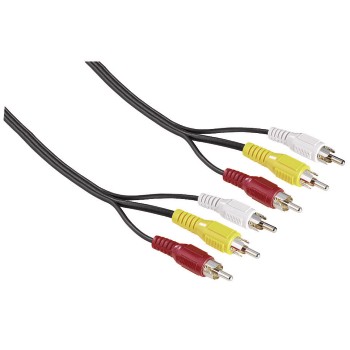  Cablu video Hama 43145, 3 RCA plugs - 3 RCA plugs, 5 m 