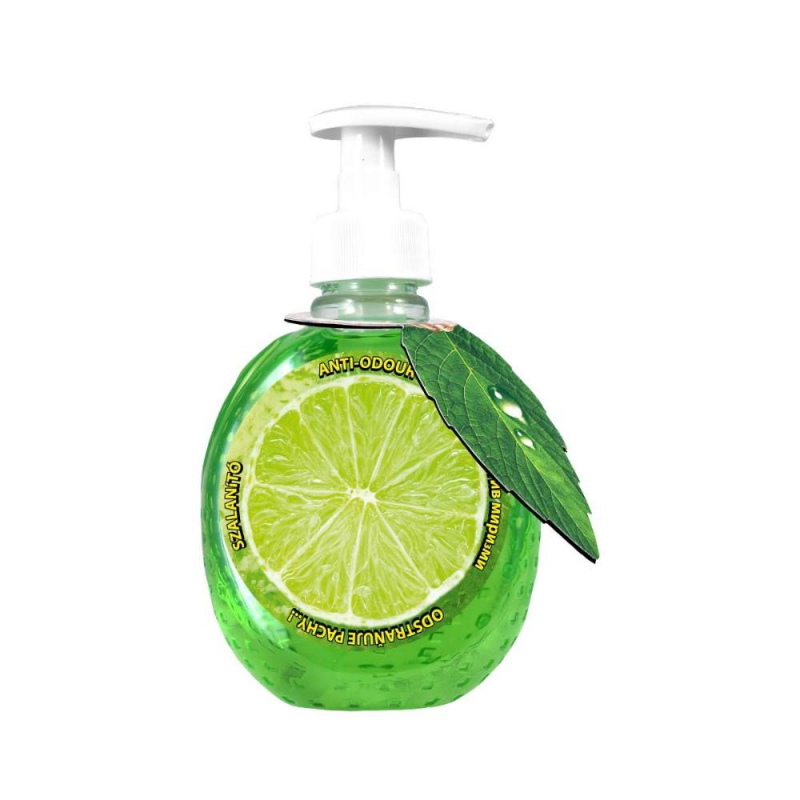 Sapun Lichid cu Pompita Savelle, 375 ml, Parfum de Lime
