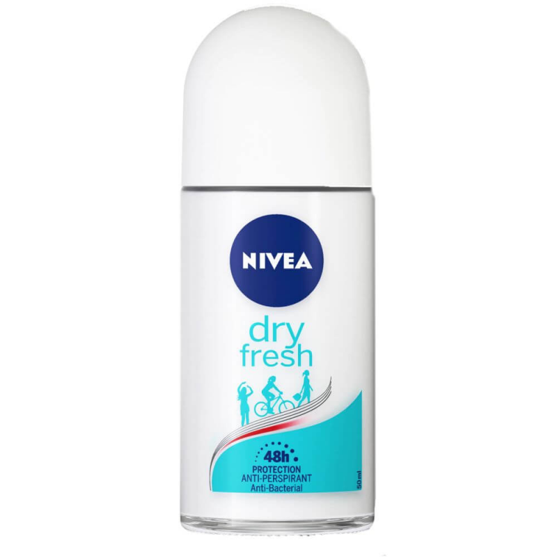  Deodorant Roll On Anti-Perspirant NIVEA Dry Fresh, 50 ml, Protectie pana la 48h 